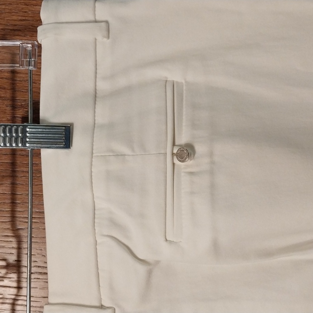 CALVIN KLIEN BRAND WHITE STRETCHY STRAIGHT LEG pants size 12 - Picture 10 of 17